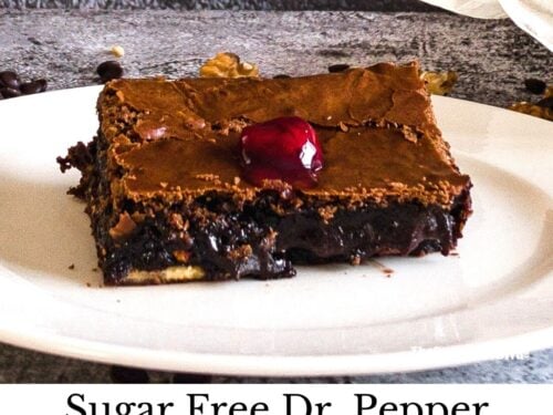 How to Make Sugar Free Dr. Pepper Brownies