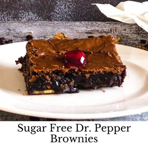 How to Make Sugar Free Dr. Pepper Brownies