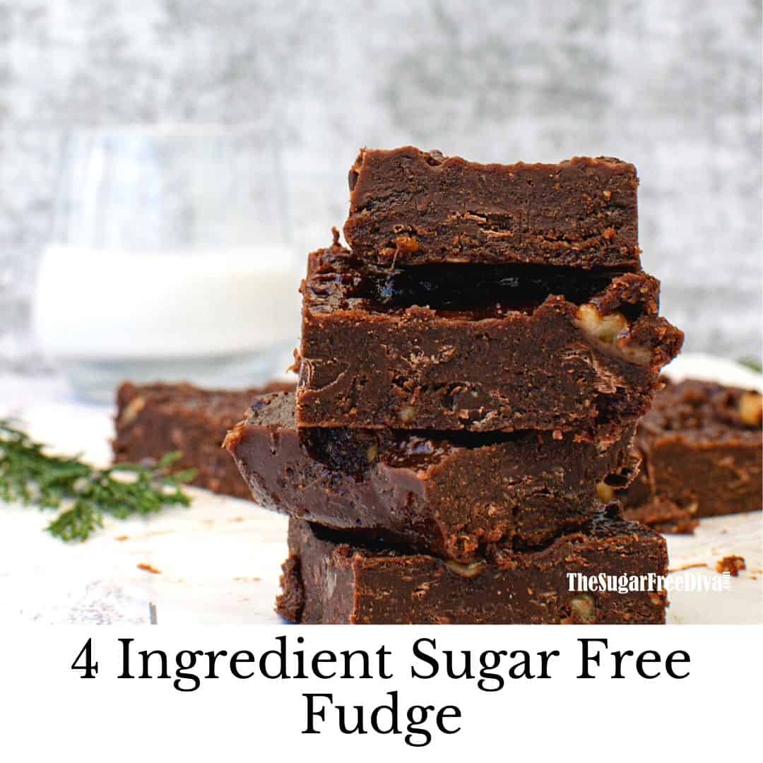 Easiest Sugar Free Fudge 4 Ingredients