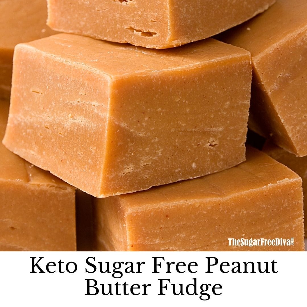Low Carb Keto Peanut Butter Fudge