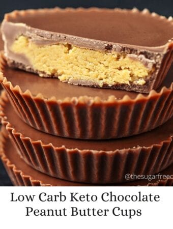 Low Carb Keto Chocolate Peanut Butter Cups