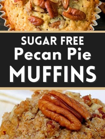 Sugar Free Pecan Pie Muffins