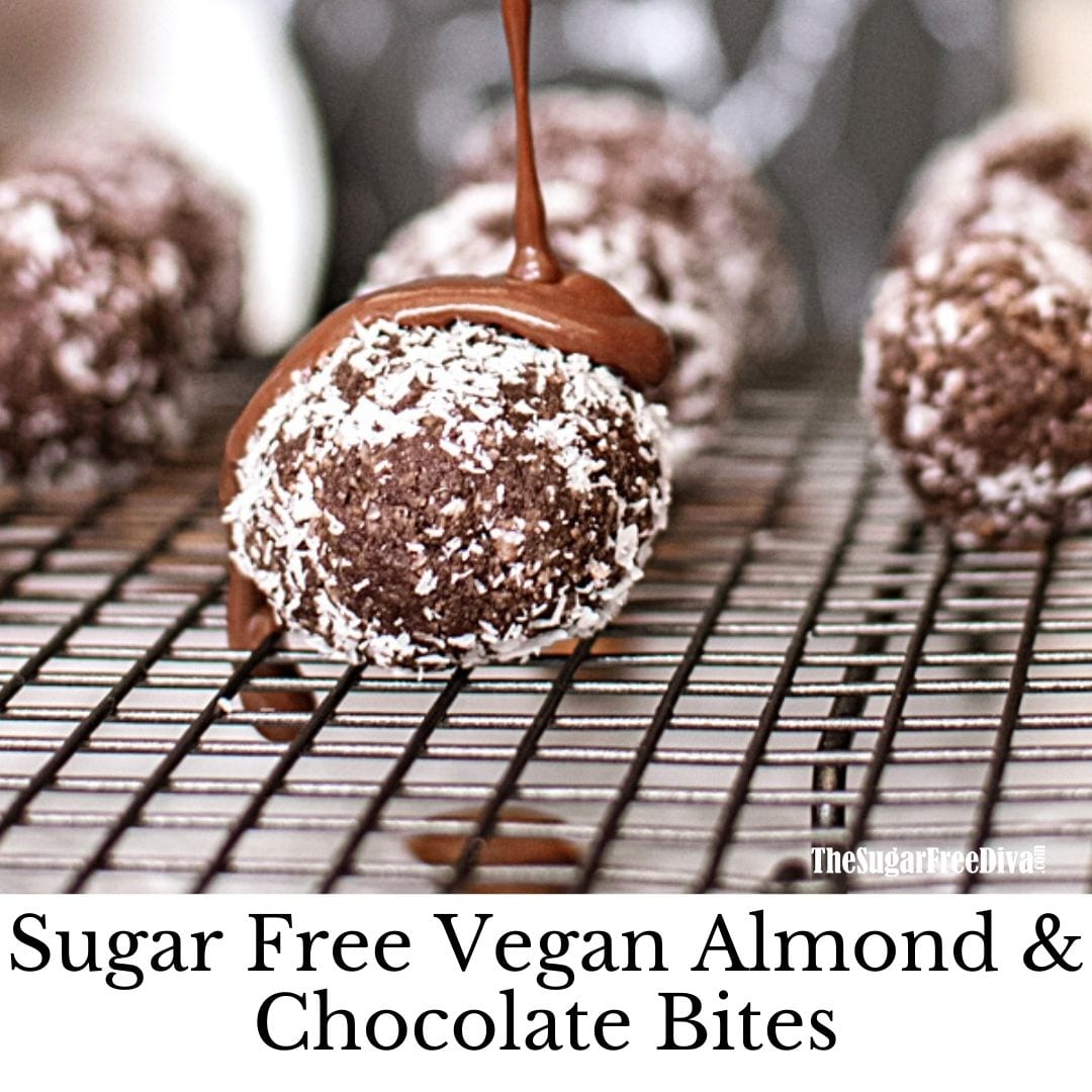 Sugar Free Vegan Chocolate Bites
