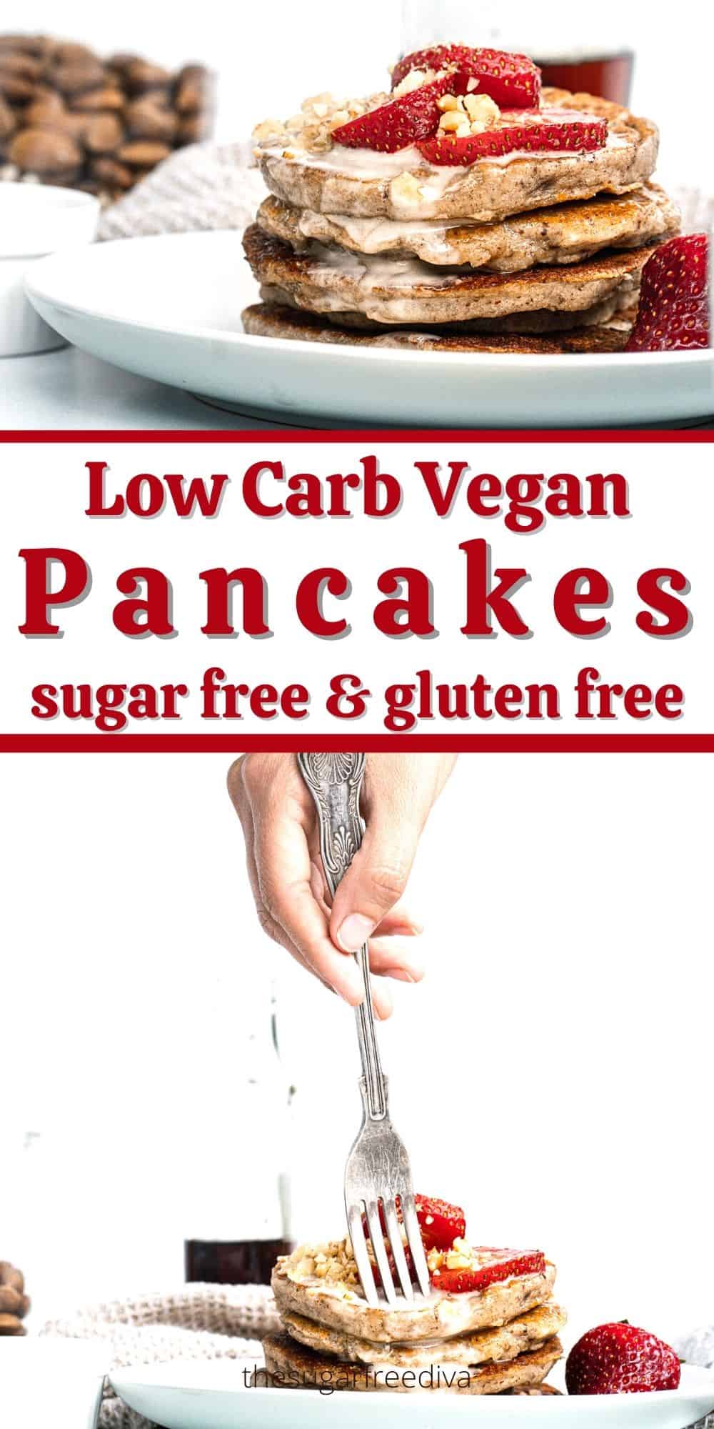 Delicious Low Carb Vegan Pancakes