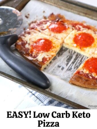 Easy Keto Low Carb Homemade Pizza
