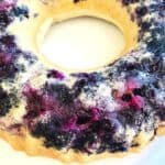 Sugar Free Blueberry Pancake Bundt Cake