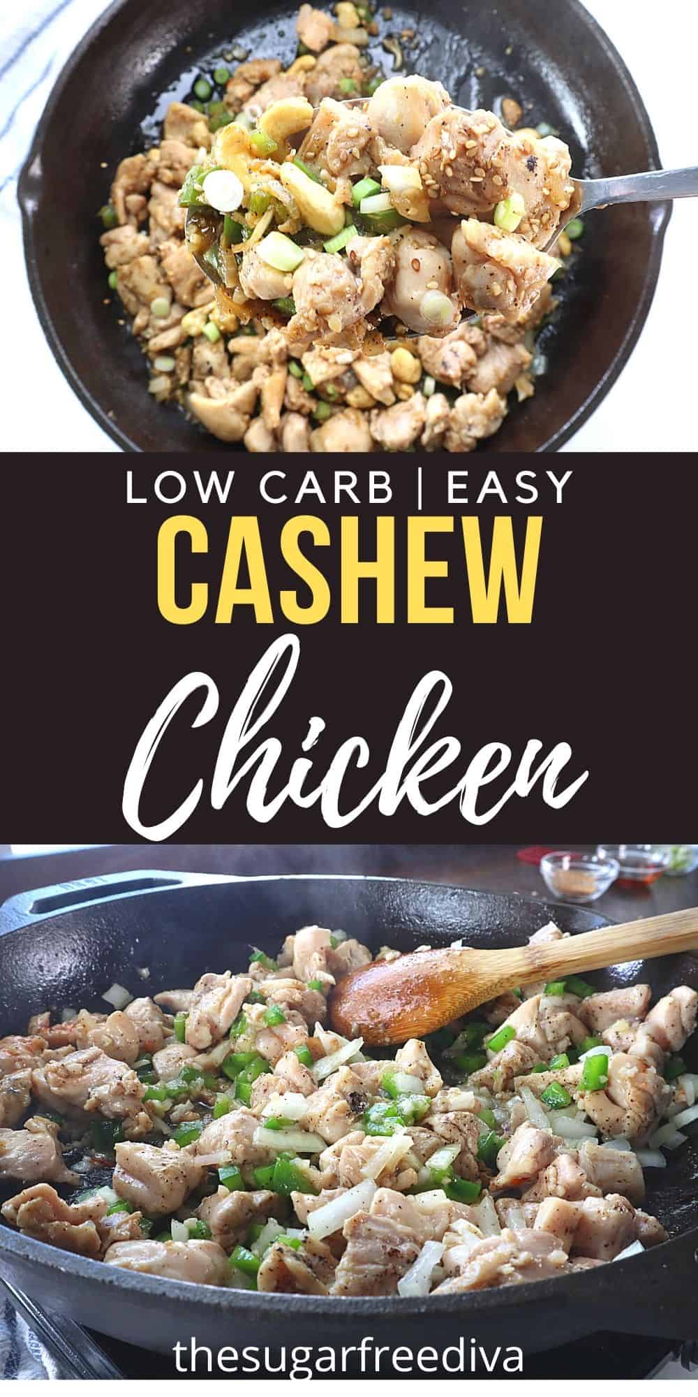 Low Carb Cashew Chicken