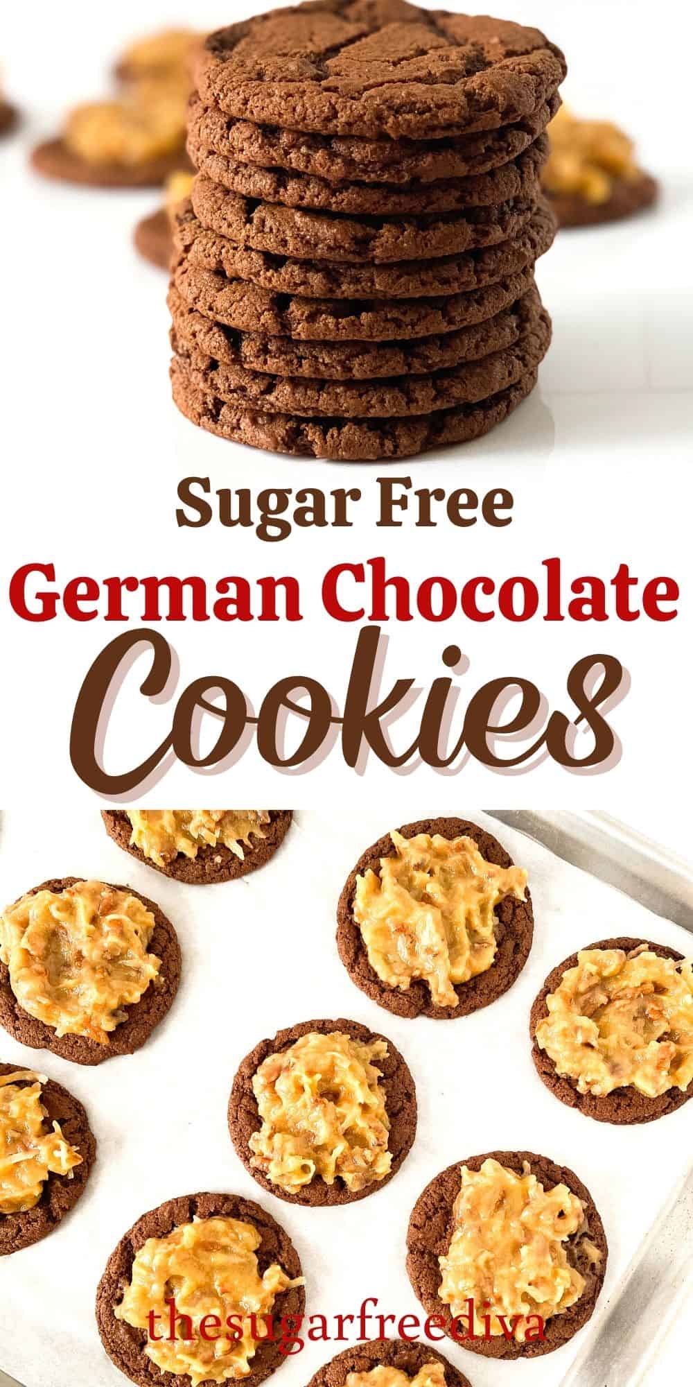 Sugar Free German Chocolate Cookies