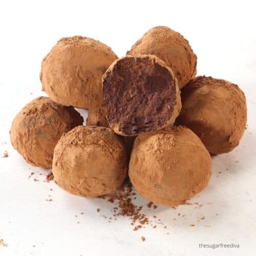 Sugar Free Chocolate Truffles (keto, low carb)