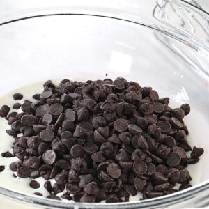 allow chocolate chips to sit
