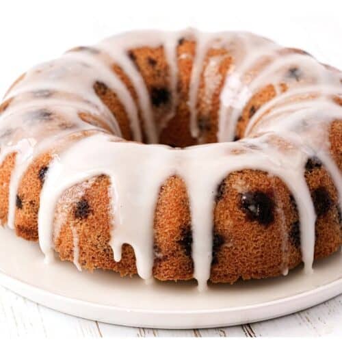 Sugar Free Lemon Blueberry Cake