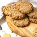 Vegan Keto Peanut Butter Cookies