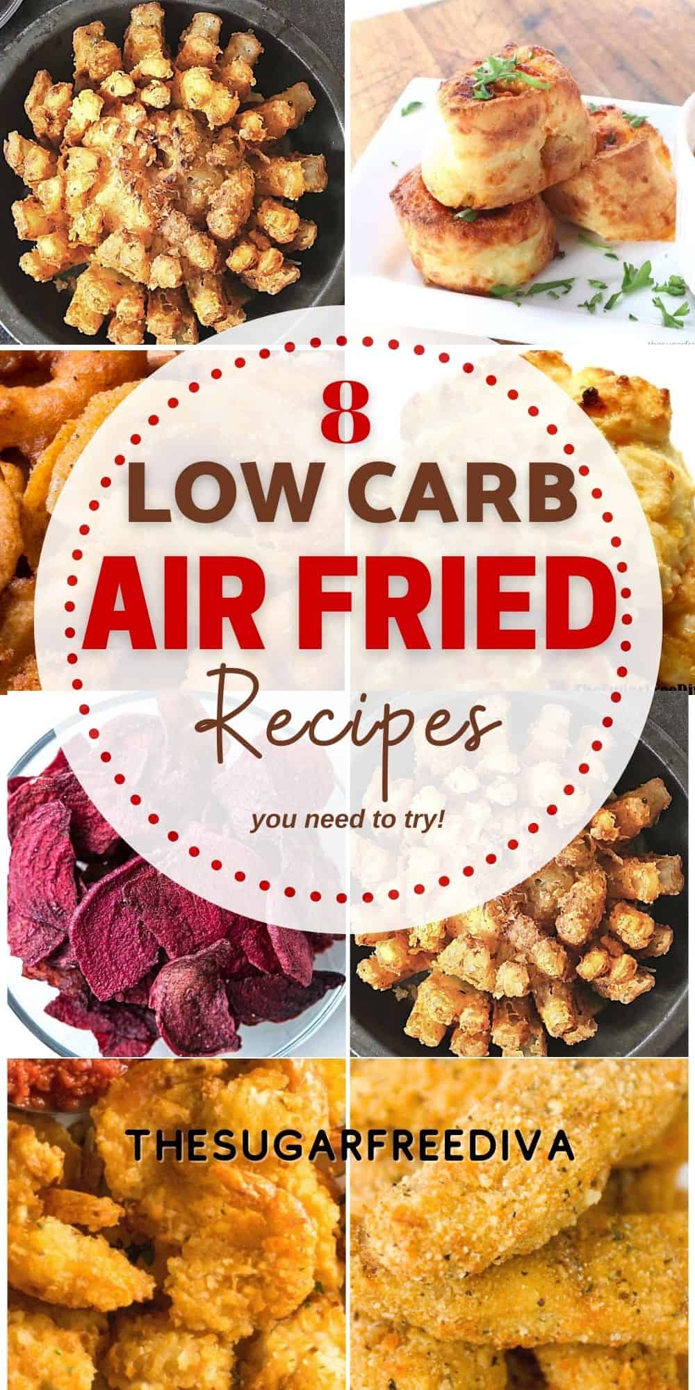8 recetas fritas al aire bajas en carbohidratos que debes probar