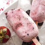 Keto Frozen Berry Bars