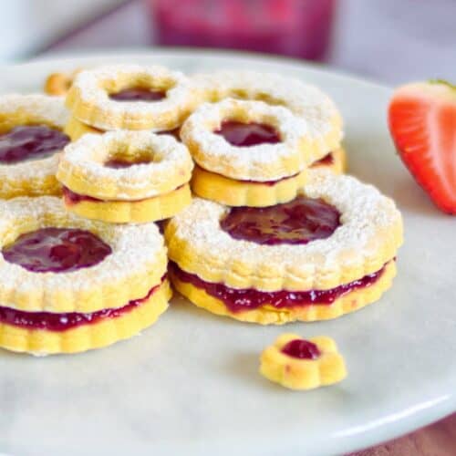 Sugar Free Jam Filled Cookies