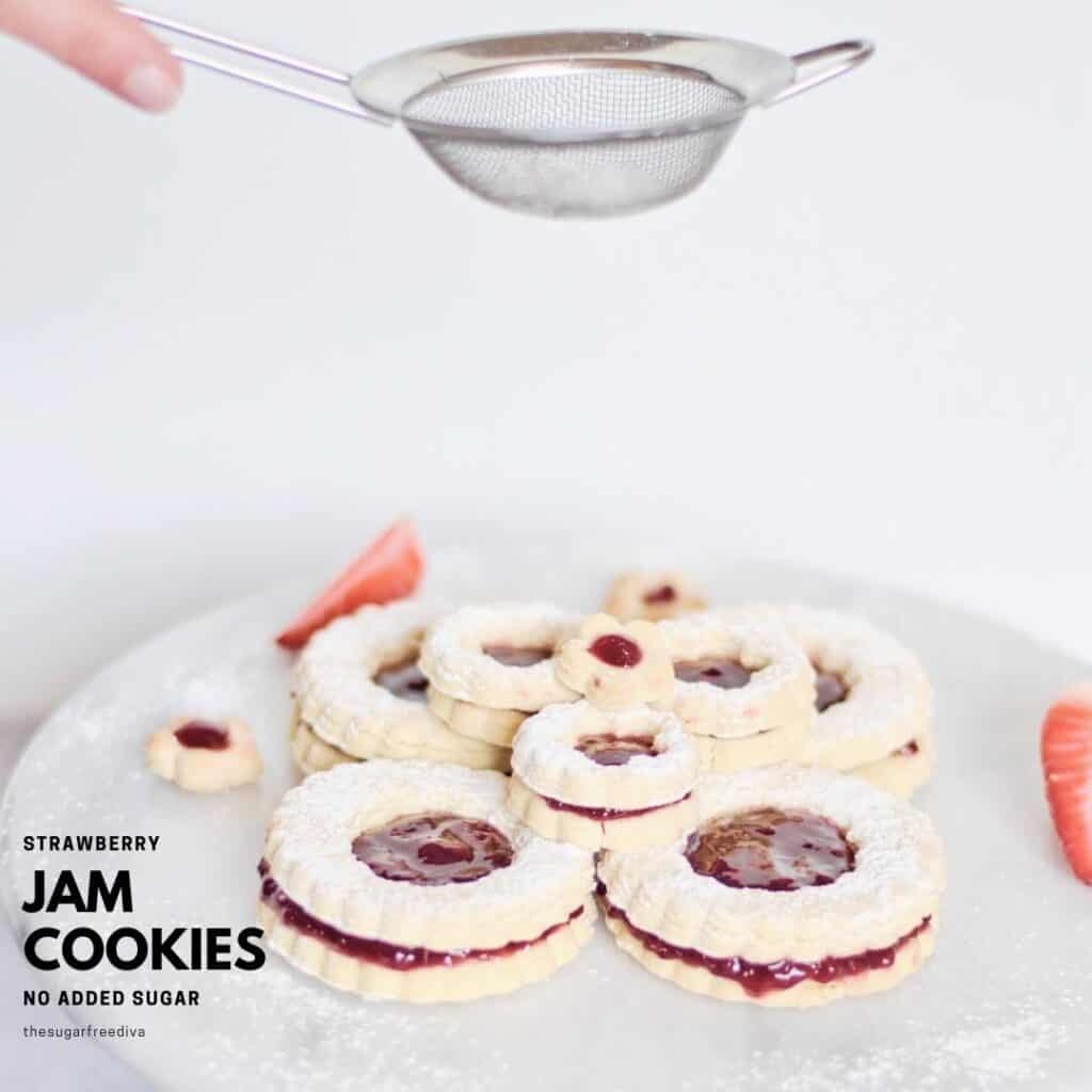 Sugar Free Jam Filled Cookies THE SUGAR FREE DIVA