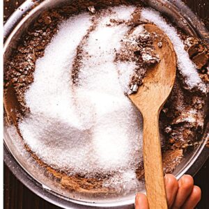 mix cocoa powder with sugar alternative