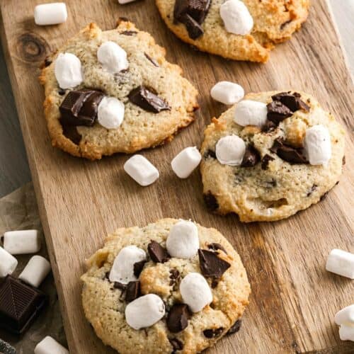 Ultimate Sugar Free SMore Cookies