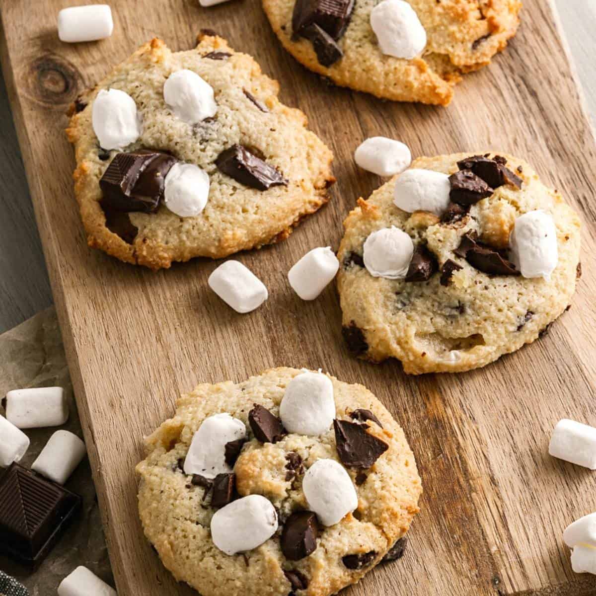 Ultimate Sugar Free SMore Cookies