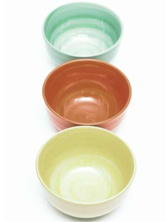 3 dredging bowls