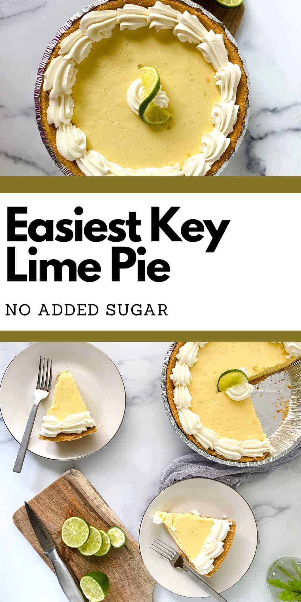 Easy Sugar Free Key Lime Pie