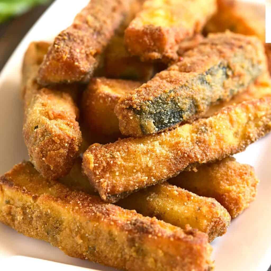 Low Carb Air Fried Zucchini Sticks THE SUGAR FREE DIVA