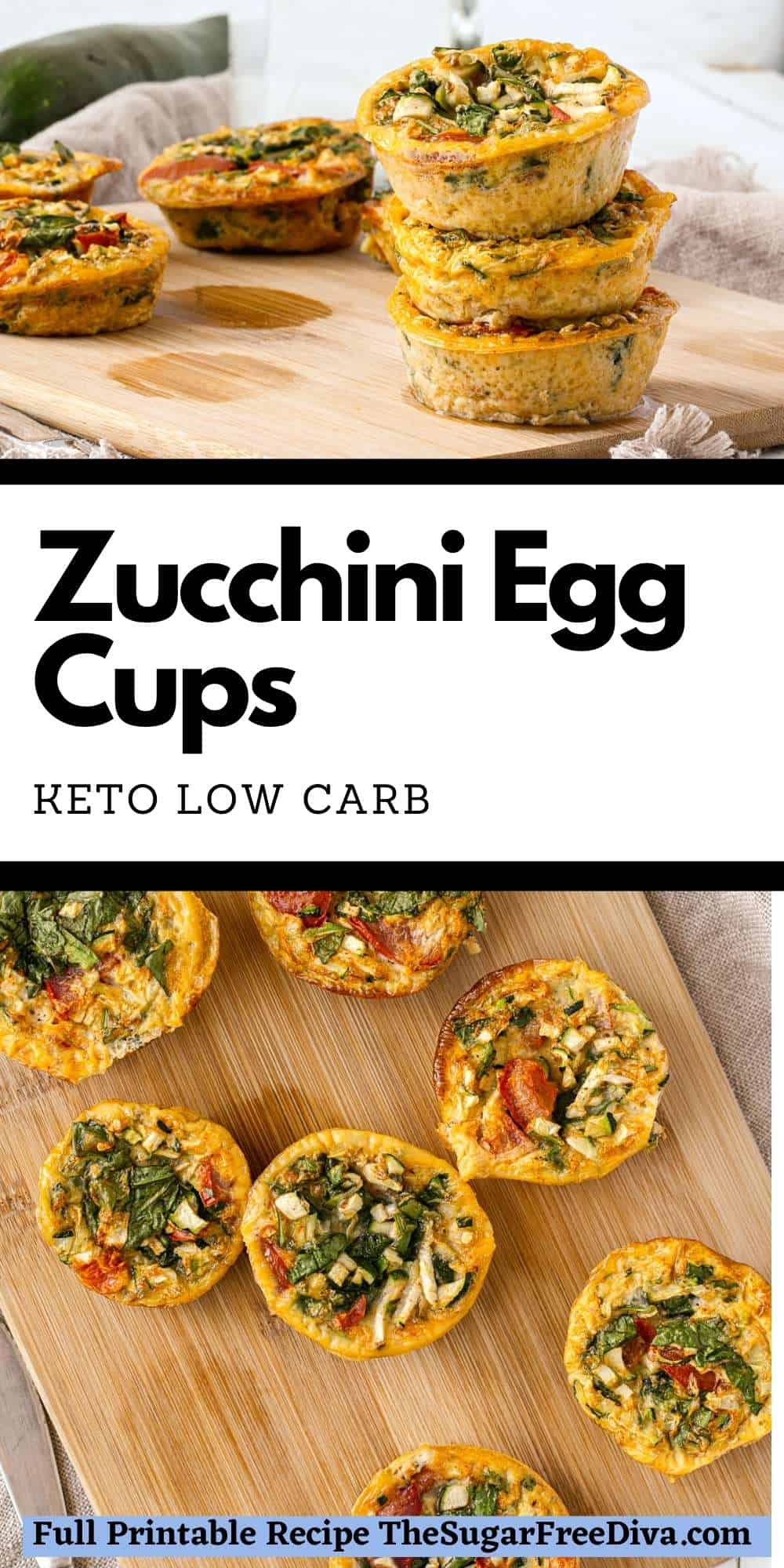 Low Carb Zucchini Egg Cups