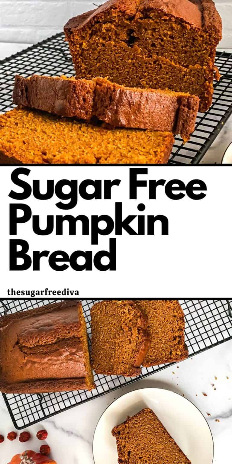 Sugar Free Low Carb Pumpkin Bread THE SUGAR FREE DIVA