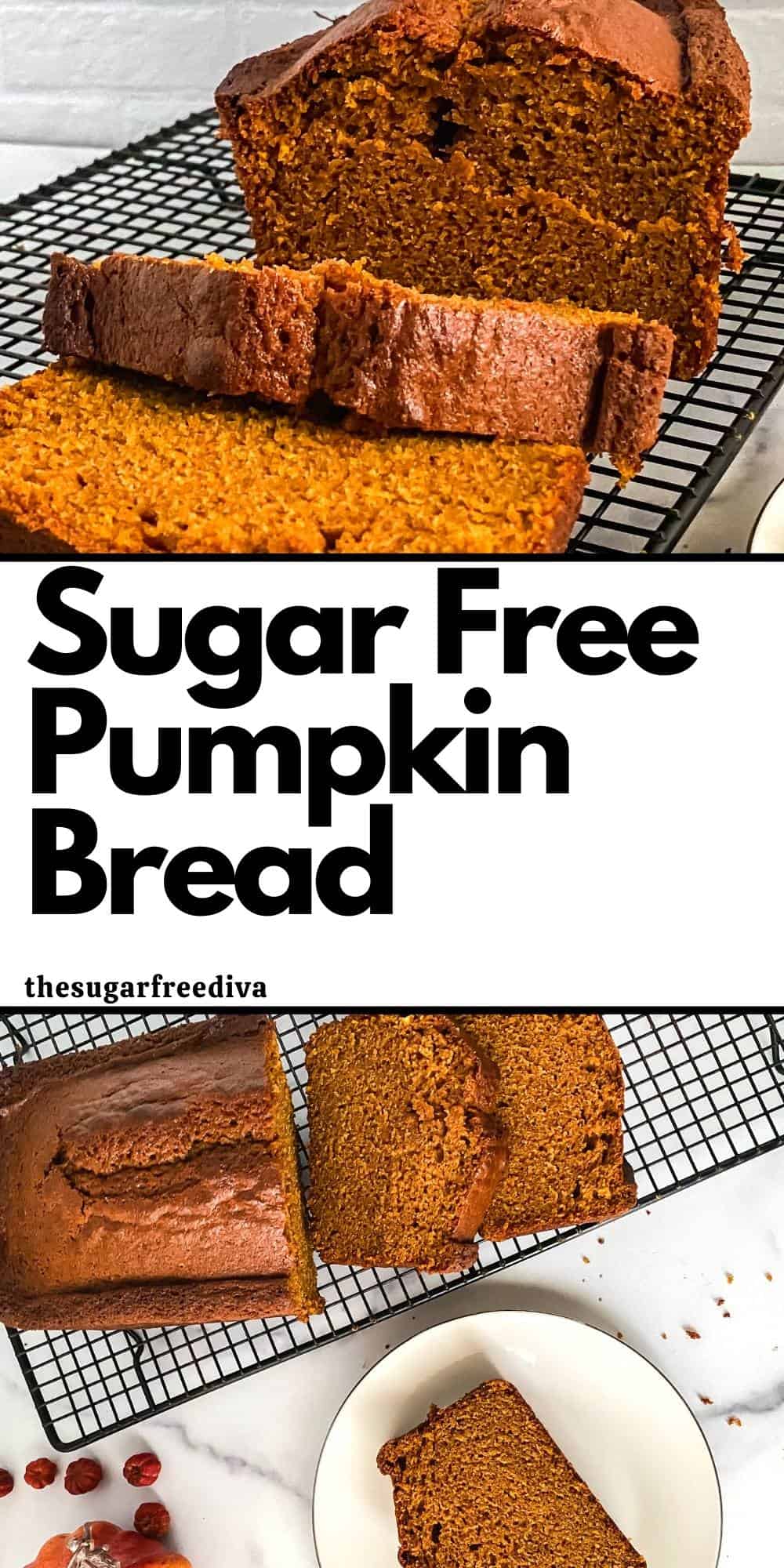 Sugar Free Low Carb Pumpkin Bread