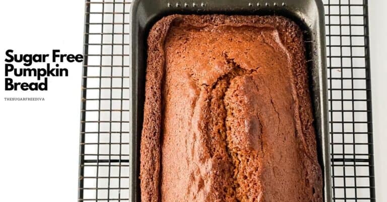 Sugar Free Low Carb Pumpkin Bread - THE SUGAR FREE DIVA
