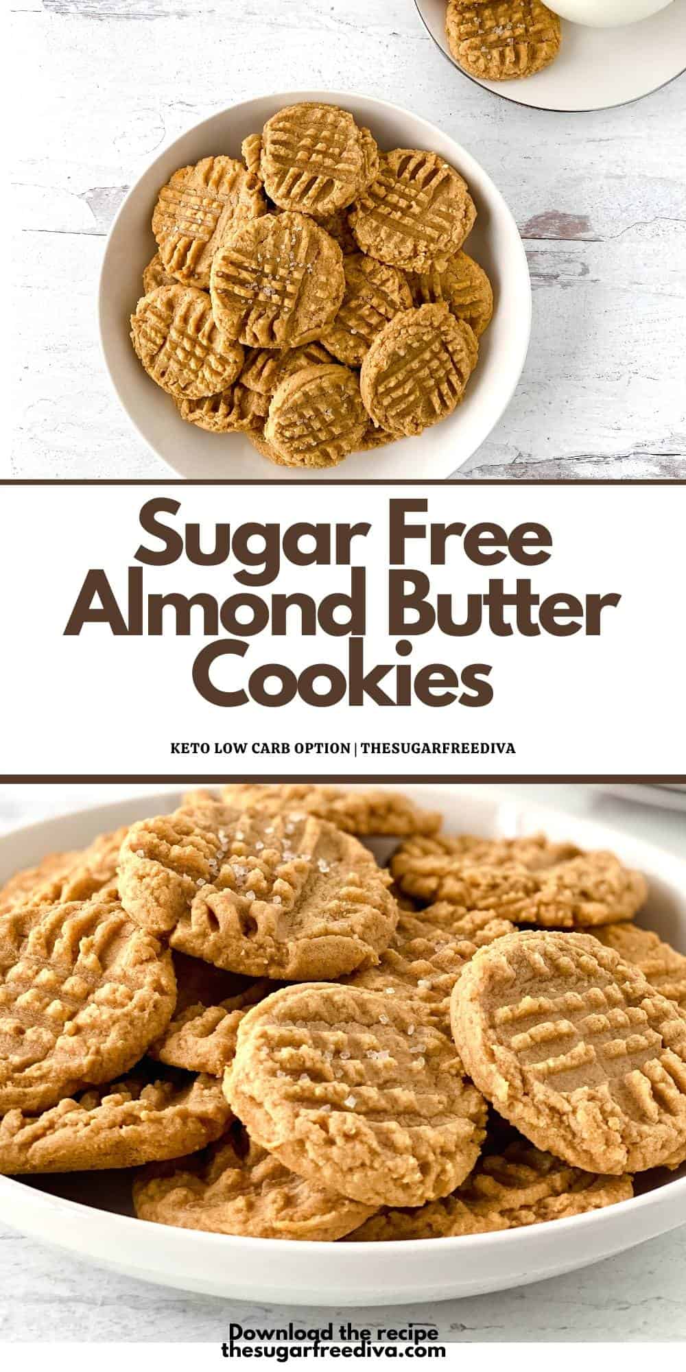 Sugar Free Keto Almond Butter Cookies