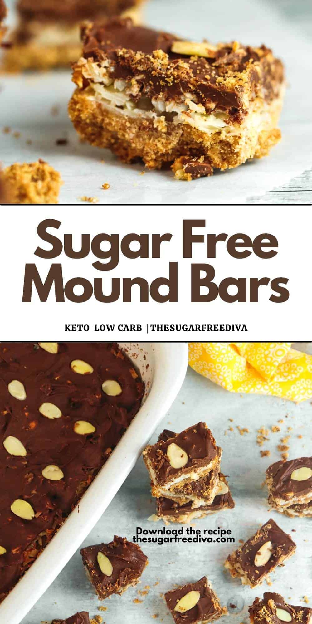 Sugar Free Keto Mound Bars