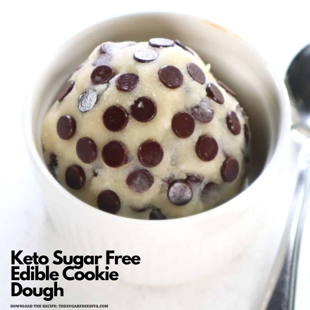 Sugar Free Keto Edible Cookie Dough