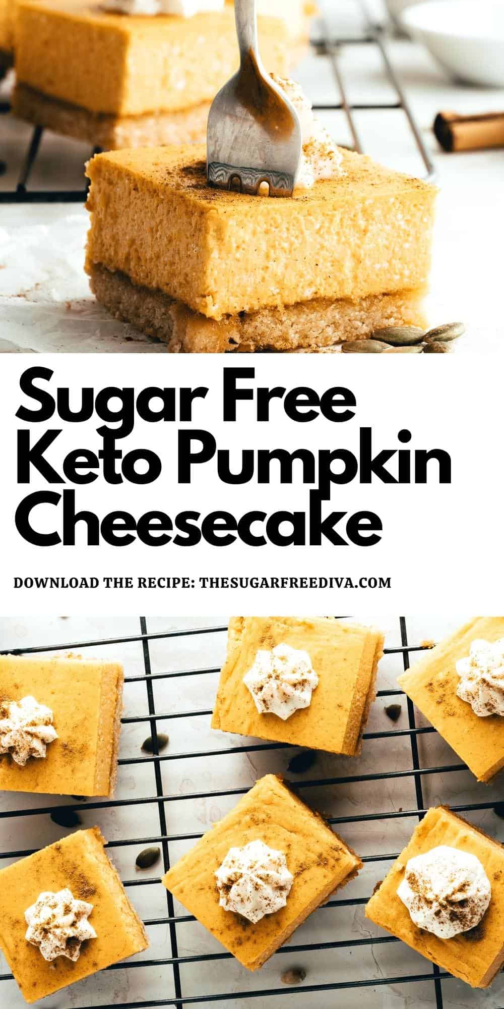 Sugar Free Keto Pumpkin Cheesecake