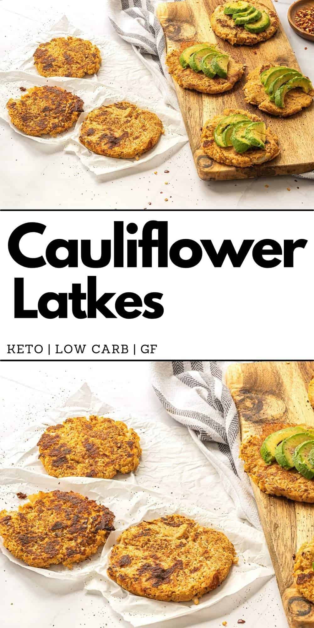  Keto Low Carb Cauliflower Latkes 