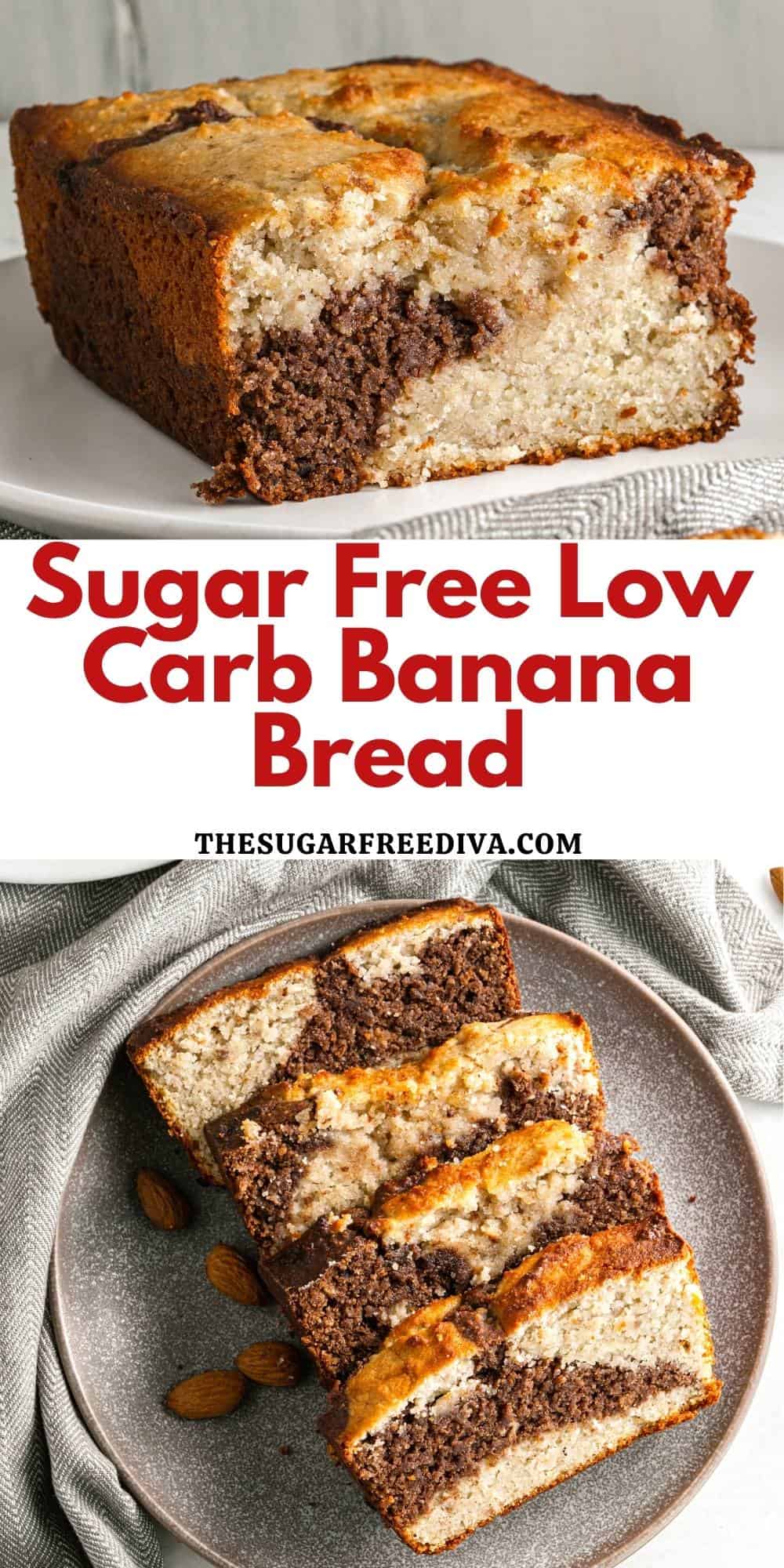 Sugar Free Low Carb Banana Bread