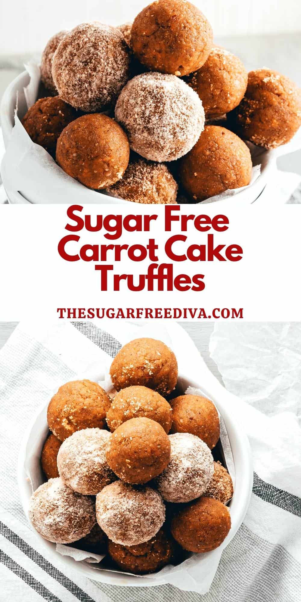 Sugar Free Carrot Cake Truffles