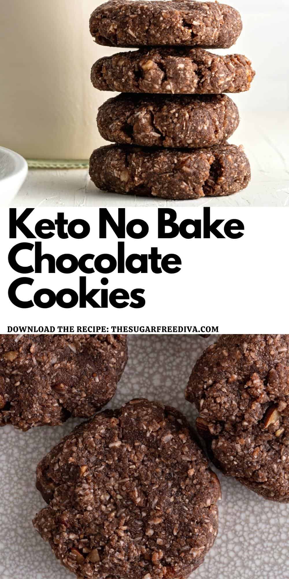 Keto No Bake Chocolate Cookies 