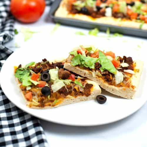 Keto Low Carb Taco Pizza