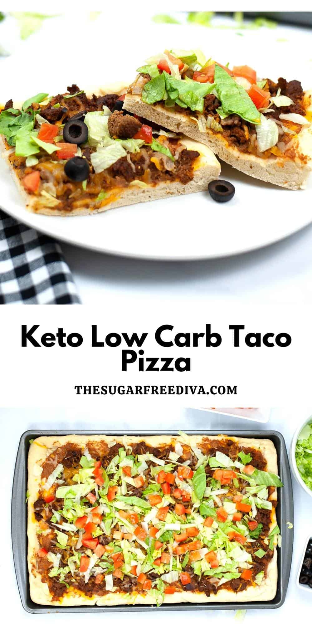 Keto Low Carb Taco Pizza