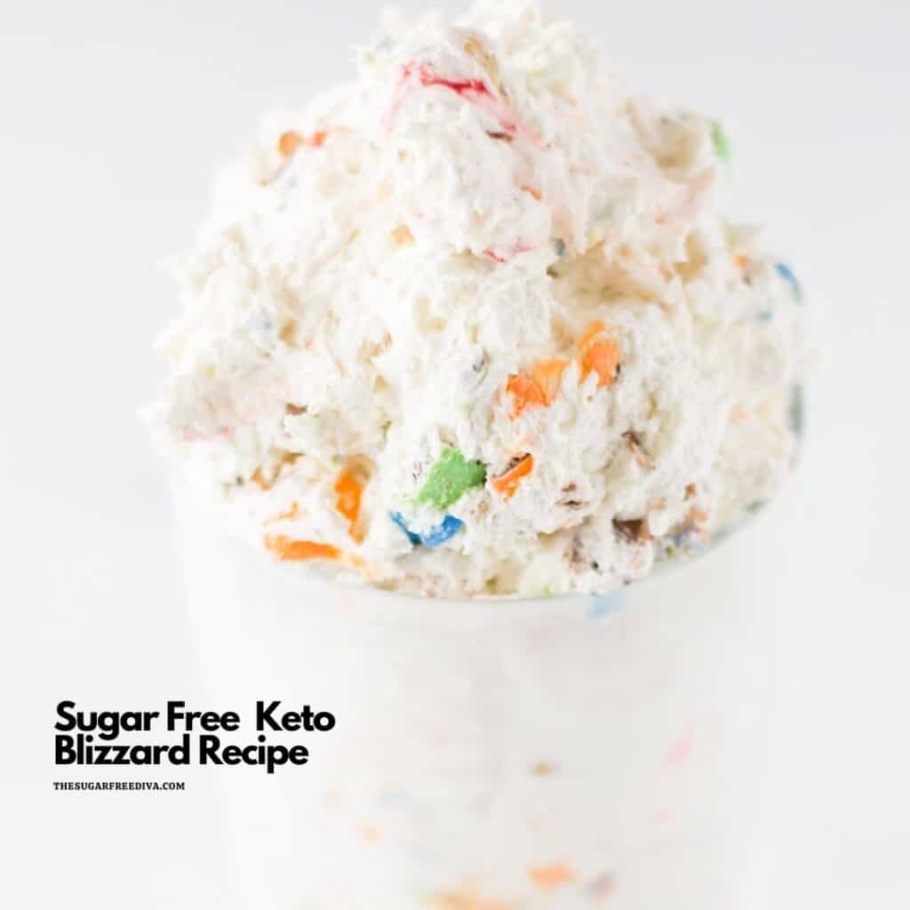 Sugar Free Keto Blizzard Recipe - THE SUGAR FREE DIVA