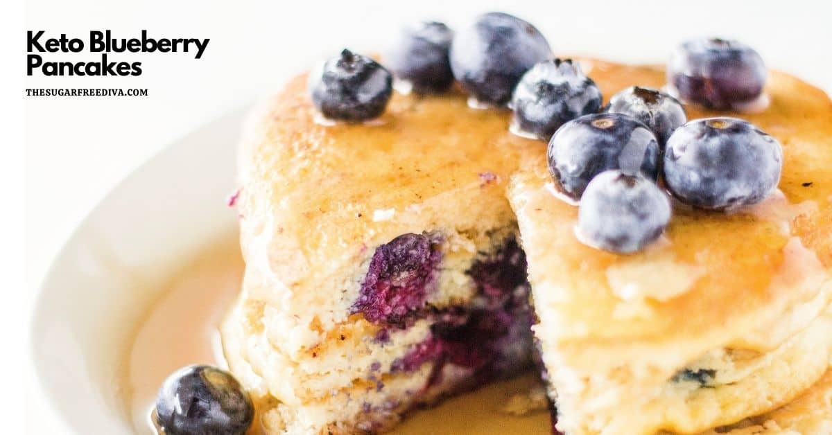 Keto Blueberry Pancakes