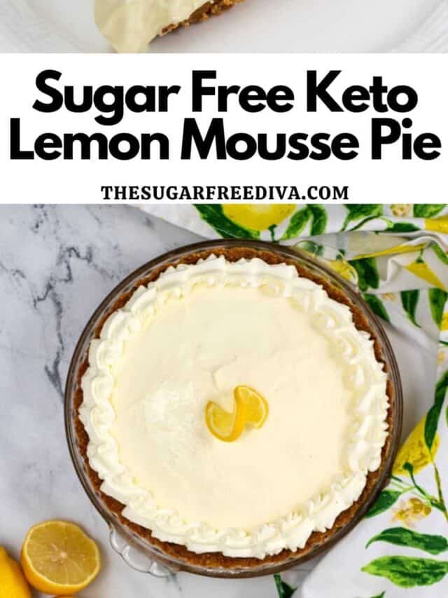 Sugar Free Lemon Mousse Pie