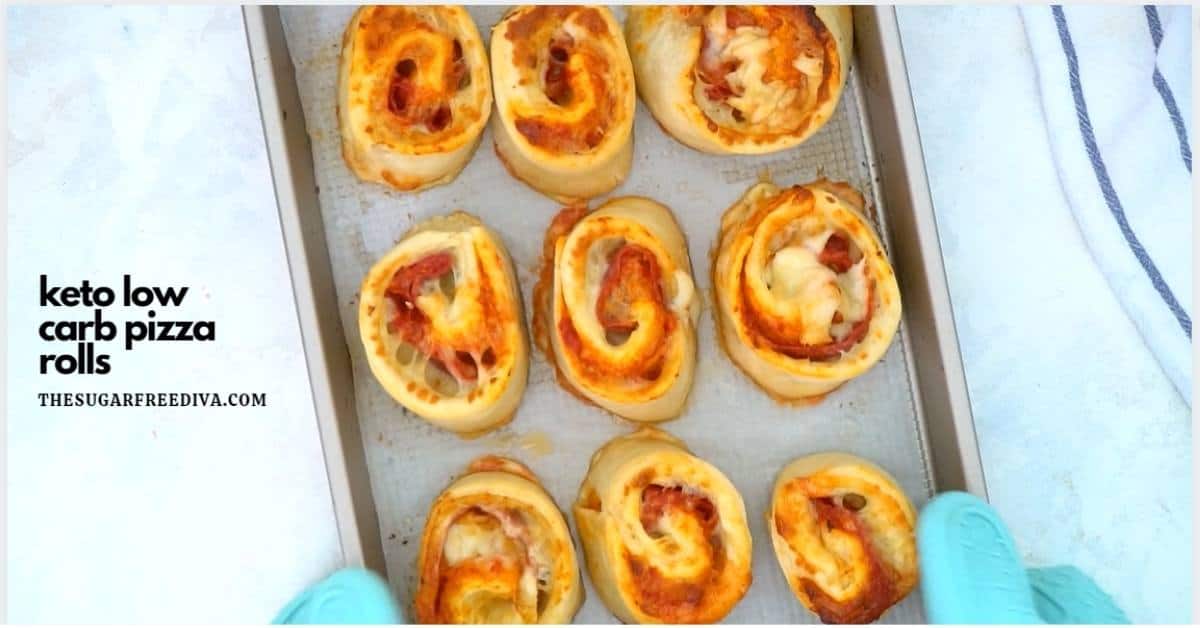 Keto Low Carb Pizza Rolls