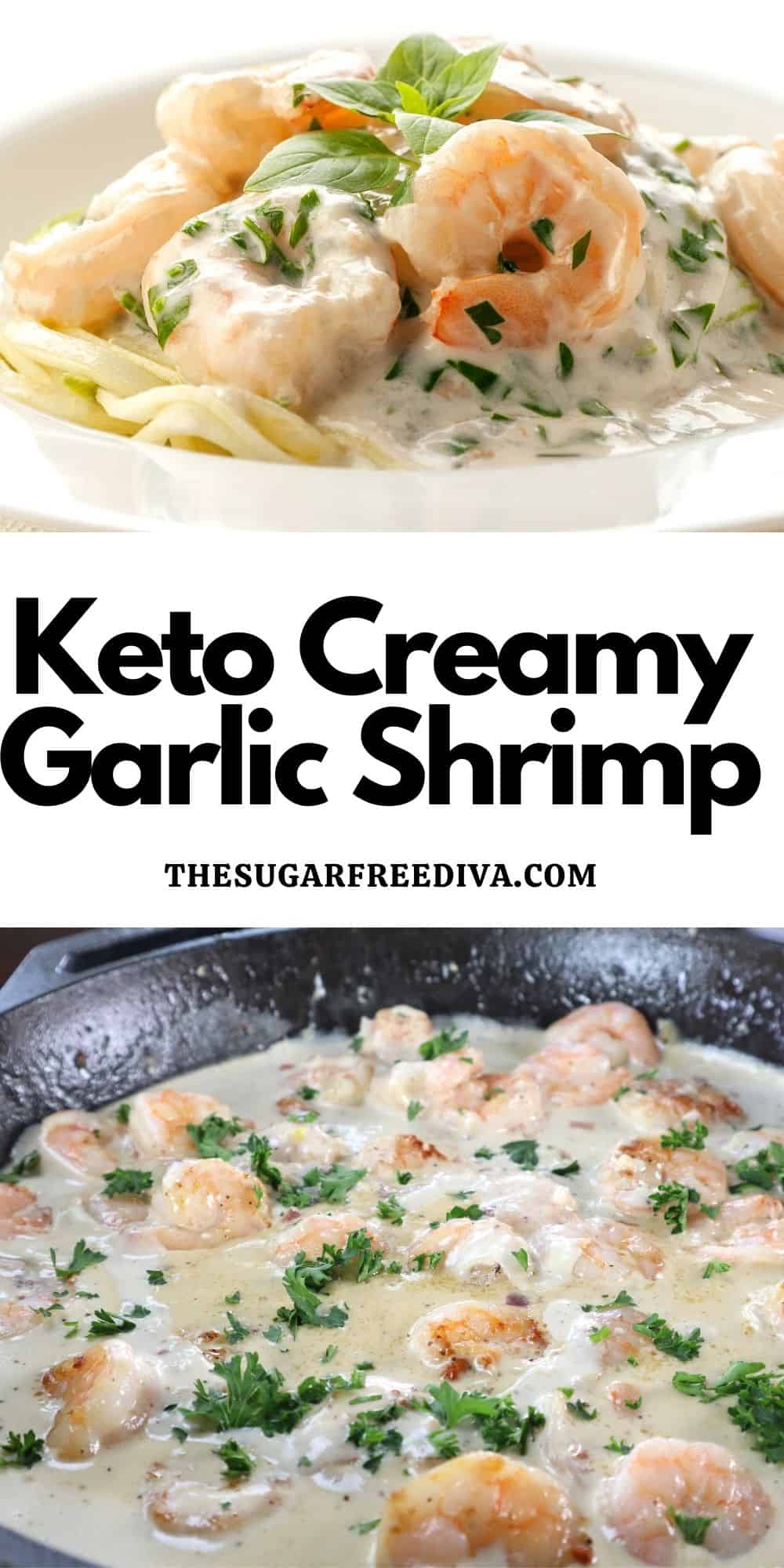 Keto Creamy Garlic Shrimp Recipe
