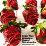 Sugar Free Chocolate Dipped Strawberries
