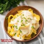 Easy Low Carb Alfredo Sauce