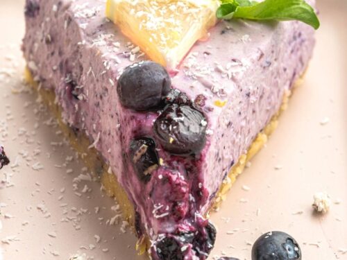 Sugar Free Blueberry Cheesecake