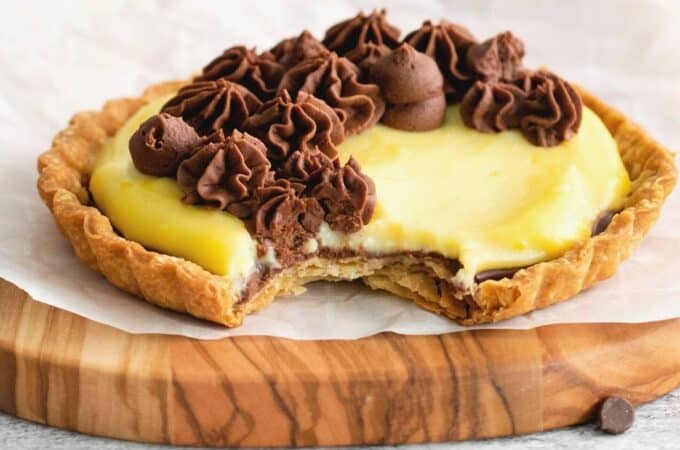 Sugar Free Boston Cream Pie Tarts