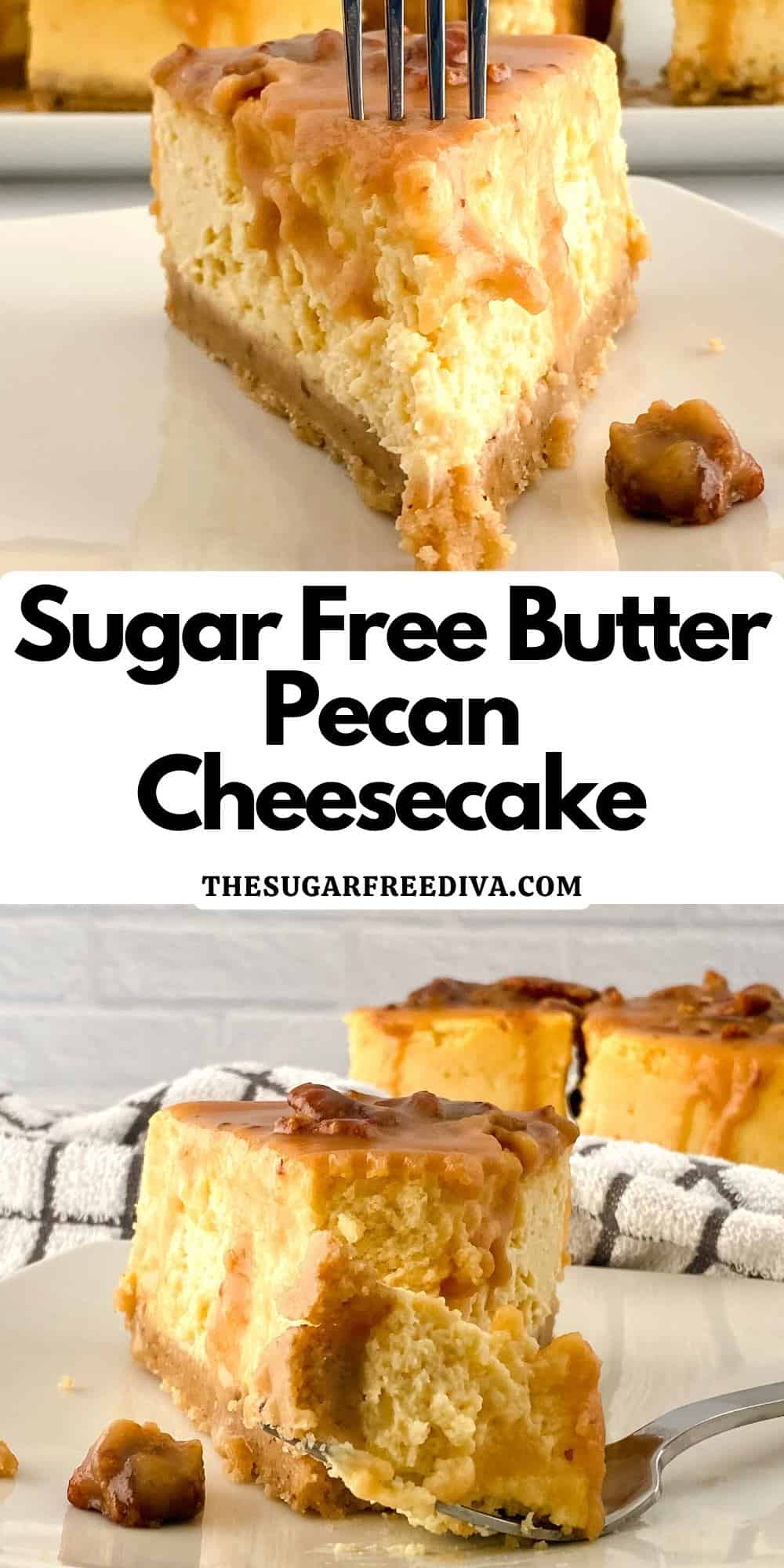 Sugar Free Butter Pecan Cheesecake
